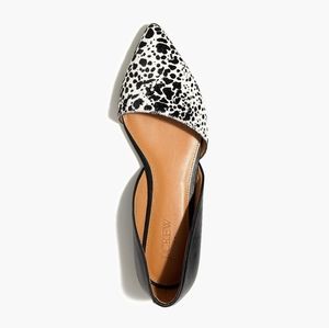 J.Crew Printed Calf Hair Flats NWOT